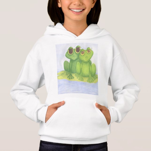 Adorable Frog Lovers Hoodie (Front)