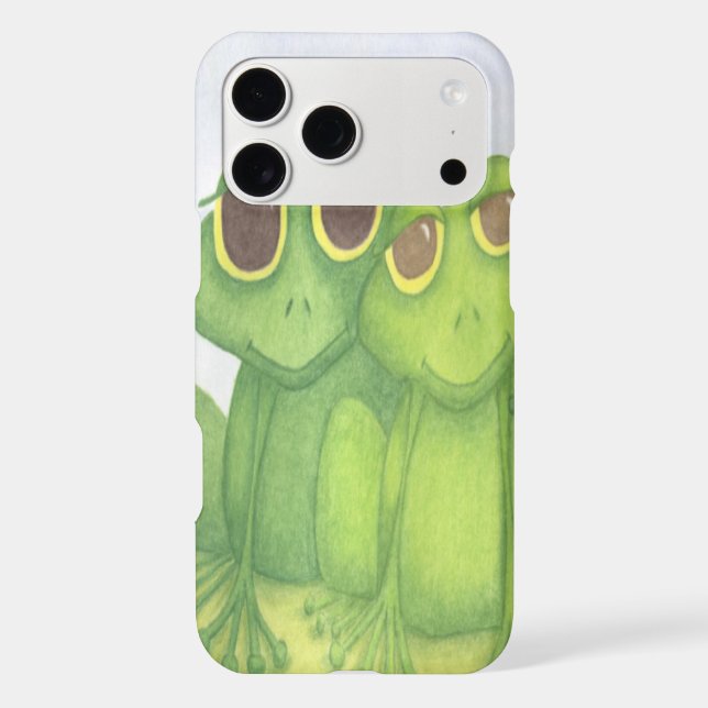 Adorable Frog Lovers Iphone Case (Back)