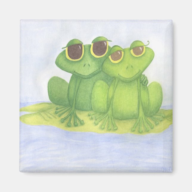 Adorable Frog Lovers Magnet (Front)