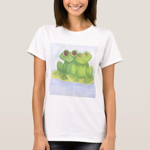 Adorable Frog Lovers T_Shirt