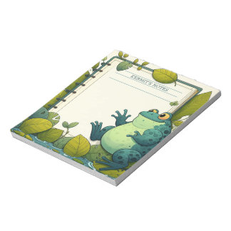 Adorable Frog Notepad