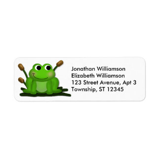 Adorable Froggy Return Address Labels