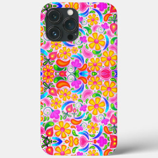 Adorable fun colored floral Case-Mate iPhone case
