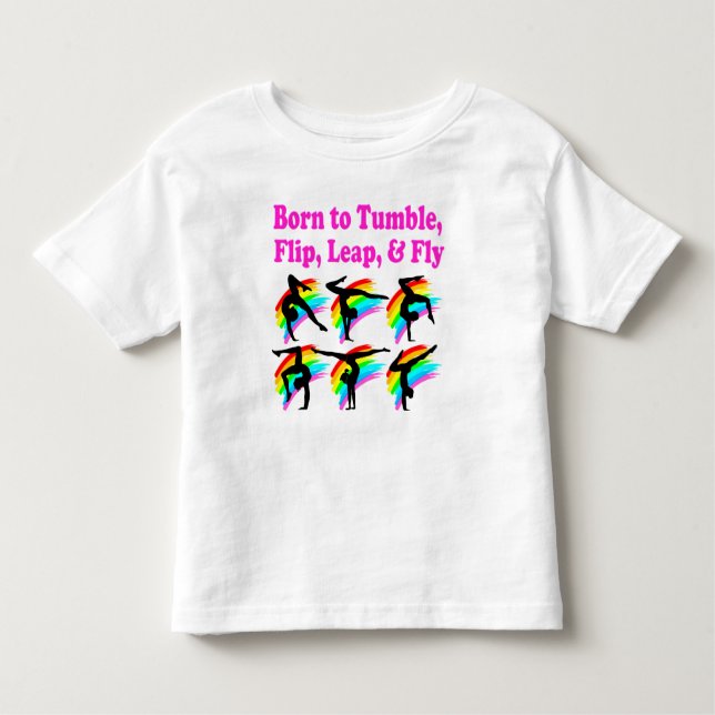 ADORABLE FUTURE GYMNASTICS CHAMPION TODDLER T-SHIRT (Front)