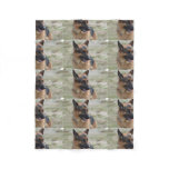 Adorable German Shepherd Fleece Blanket