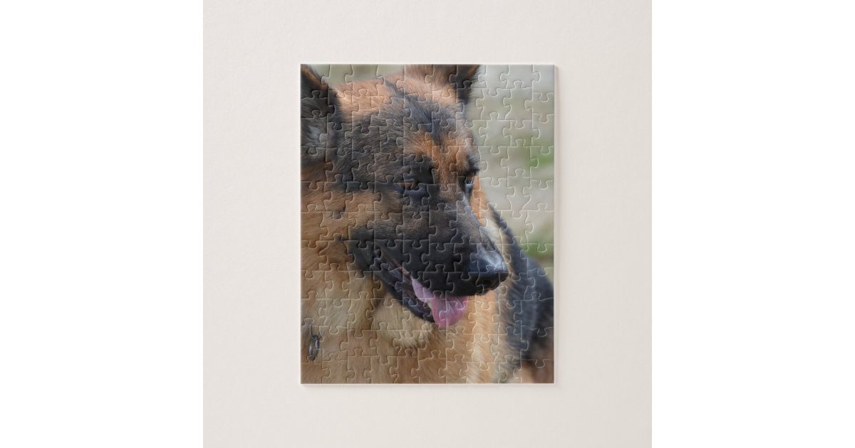 German Shepherd In Snow Jigsaw Puzzle, Zazzle