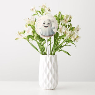 Adorable Ghostly Friend Halloween Design Balloon
