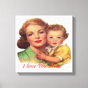 Adorable Gift for Mother's Day Canvas Print