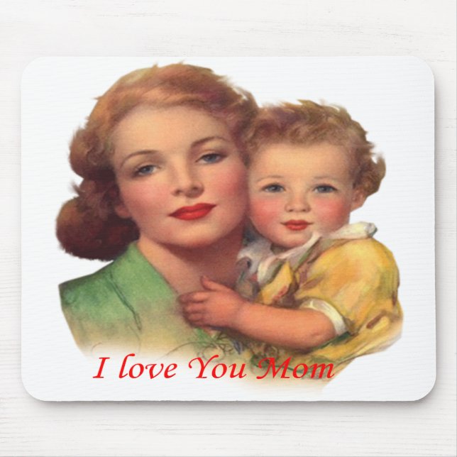 Adorable Gift for Mother's Day Mouse Pad (Front)