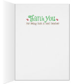 Adorable Gift for Teachers Cards (Inside (Right))