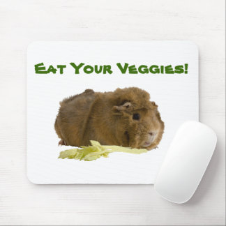 Adorable Ginger Guinea Pig Pet Photo Template Mouse Pad