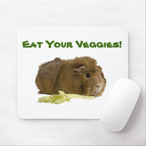 Adorable Ginger Guinea Pig Pet  Photo Template Mouse Pad