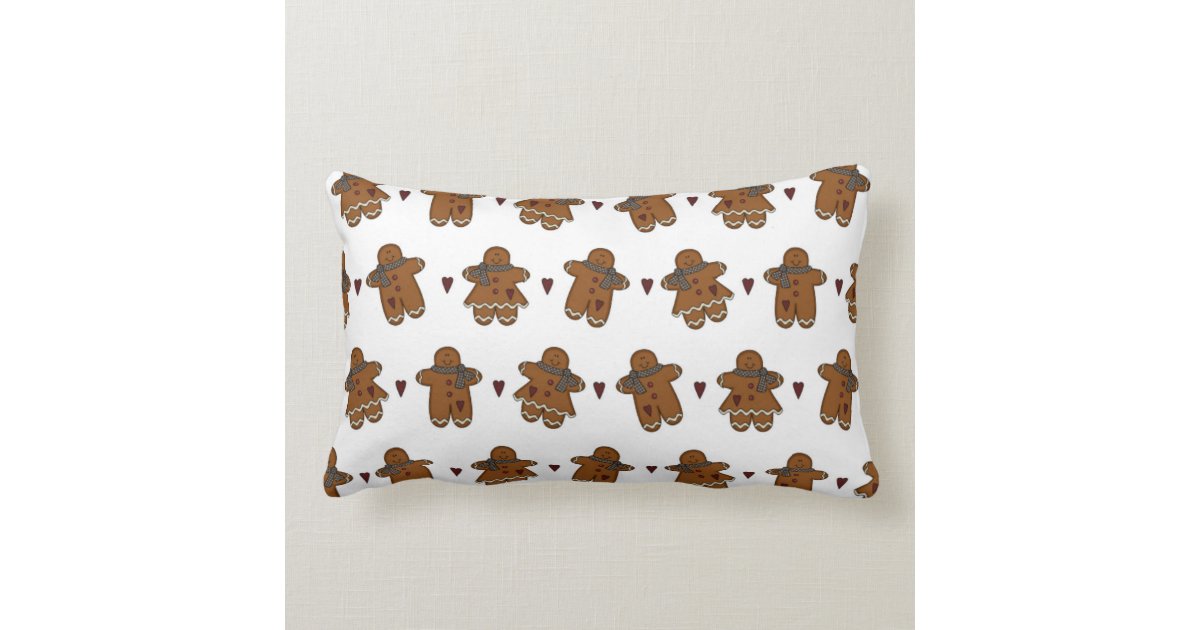 pottery barn gingerbread pillow