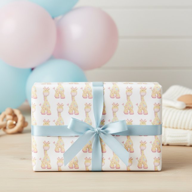Adorable Giraffe Gift Wrap (Beyond Adorable: Giraffe Love Gift Wrap)