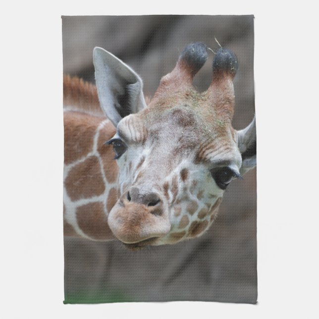Adorable Giraffe Kitchen Towel (Vertical)