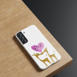 Adorable Giraffe Lovers Case-Mate iPhone 14 Pro Max Case