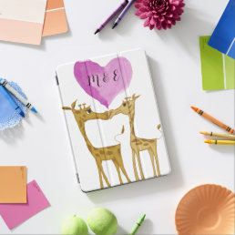 Adorable Giraffe Lovers  iPad Air Cover