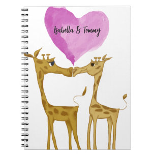 Adorable Giraffe Lovers Notebook