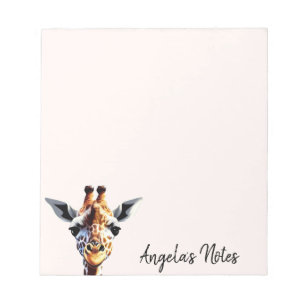 Adorable Giraffe Notepad
