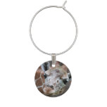 Adorable Giraffe Wine Glass Charm