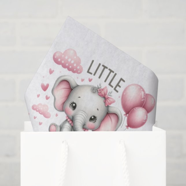 Adorable Girl Little Peanut  Tissue Paper (Gift Bag)