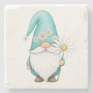 Adorable Gnome Marble Coaster