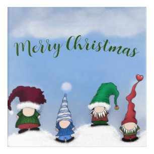 Adorable Gnome Posse Acrylic Print