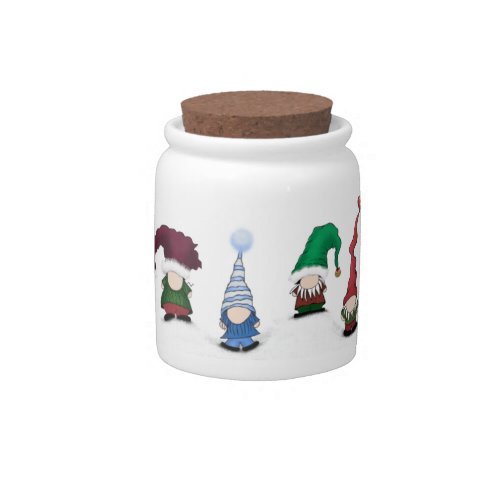Adorable Gnome Posse Candy Jar