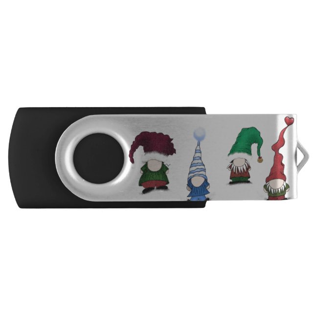 Adorable Gnome Posse Flash Drive (Front)