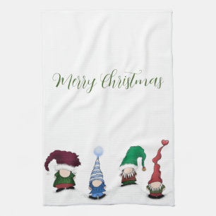 Adorable Gnome Posse Kitchen Towel