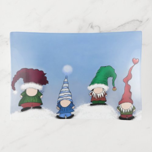 Adorable Gnome Posse Trinket Tray