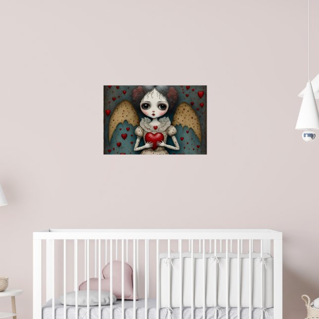 Adorable Gothic Valentine Doll Poster (Nursery 2)