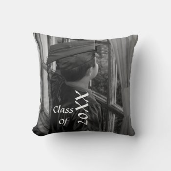 Adorable Graduation Throw Pillow Template by Dmargie1029 at Zazzle