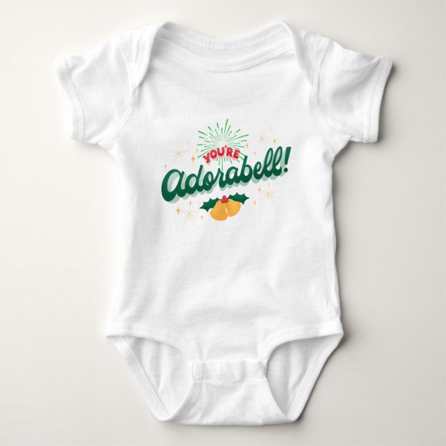 "Adorable Graphic Design That Captures Hearts" " Baby Bodysuit (Front)