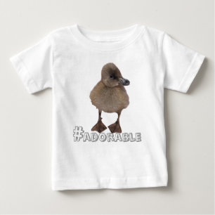 Adorable Gray Ducklings Photograph Baby T-Shirt