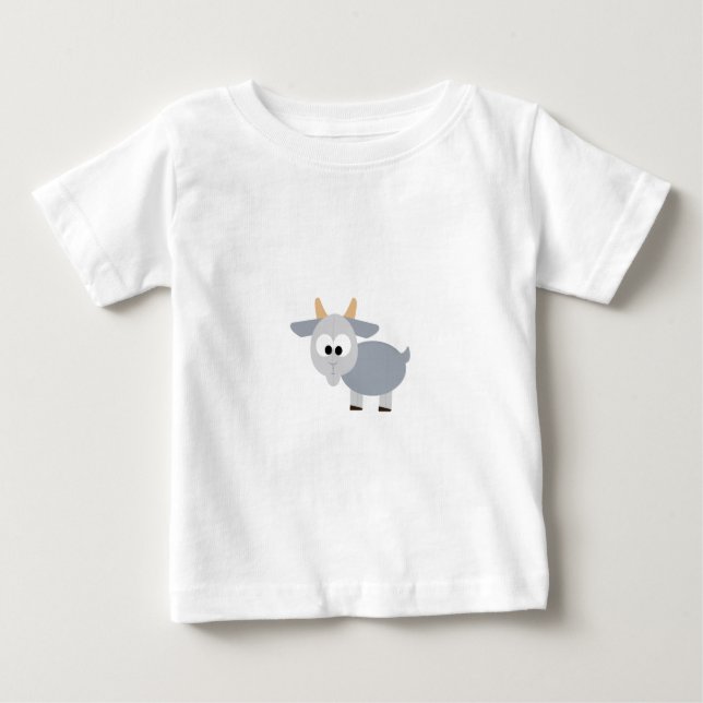 Adorable gray goat baby T-Shirt (Front)