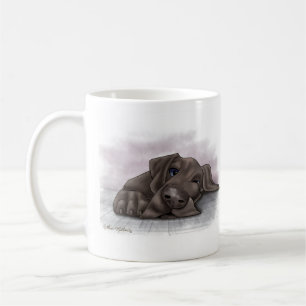 Adorable Great Dane Cartoon Coffee Mug