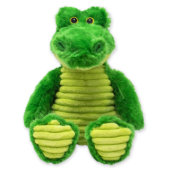 Adorable Green Alligator Plush Stuffed Animal (Front w/o shirt)