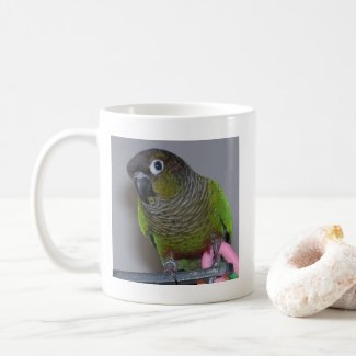 Adorable Greencheek Conure Coffee Mug