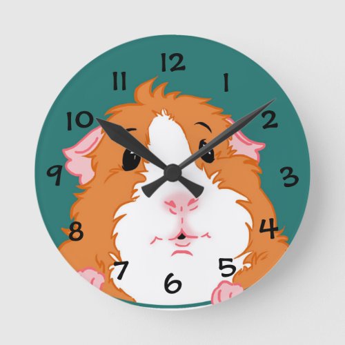 Adorable Guinea Pig Clock