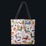 Adorable Halloween Dachshunds In Costumes Tote Bag<br><div class="desc">Adorable Halloween Dachshunds In Costumes Tote Bag.</div>