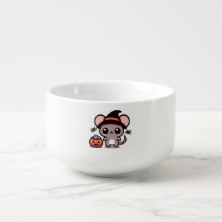 Adorable Halloween Hamster Illustrations Soup Mug