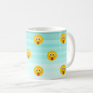 Adorable Happy Emoji Face-Be happy always Coffee Mug