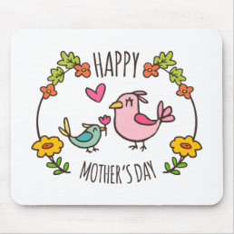 Adorable Happy Mother&#39;s Day | Mousepad