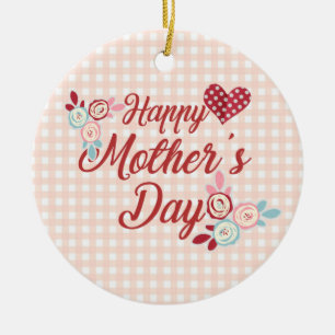 Adorable Happy Mother's Day   Ornament