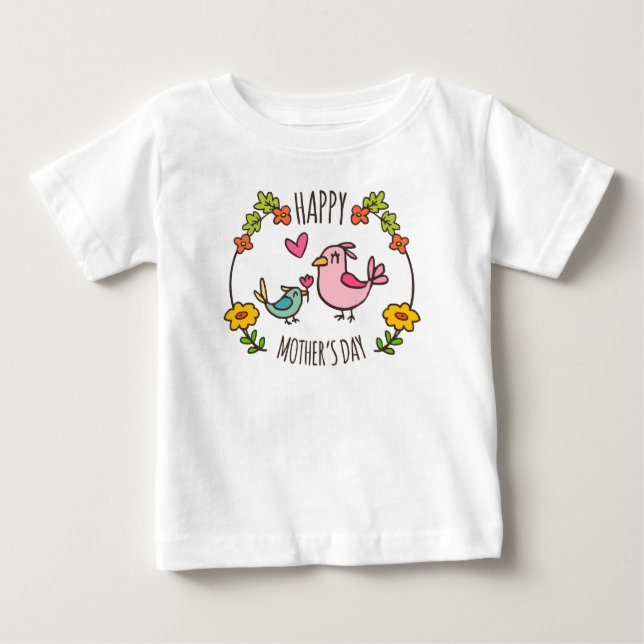 Adorable Happy Mother's Day | Ruffle Tee (Front)