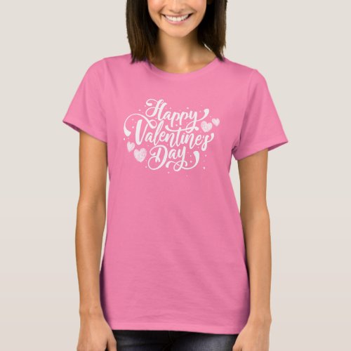 Adorable Happy Valentines Day  Shirt