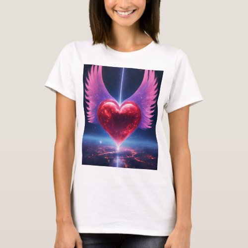 Adorable Heartbeat TOP womens T_shirts 