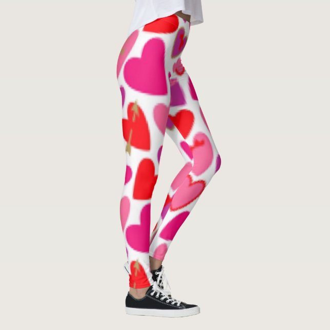 Adorable Hearts Leggings (Right)
