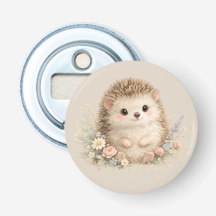 Adorable Hedgehog European Garden Bottle Opener